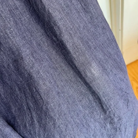 Pyne & Smith Denim Linen Dress L - Tag Removed - Picture 4 of 5